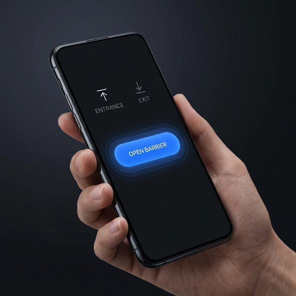 Mockup Aplicație Control Barieră